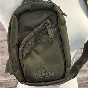 Unisex Adidas Olive Green Belt Bag